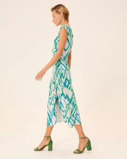 Vestido Midi Fruncido Lena