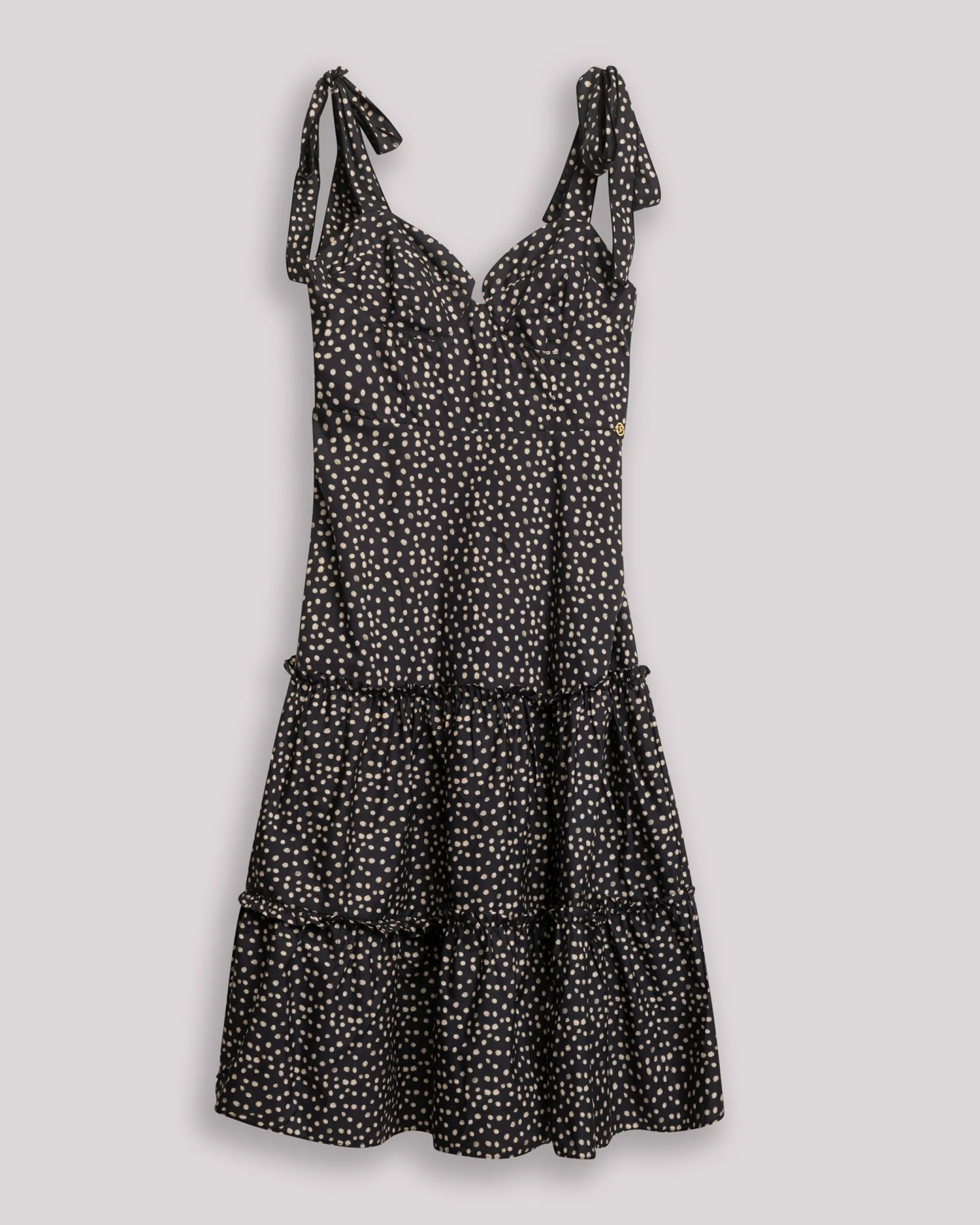 Vestido Midi Lunares Chérie