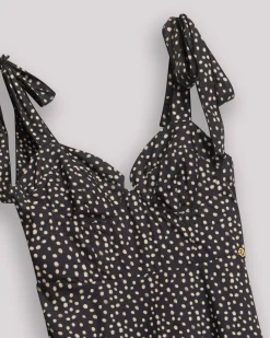 Vestido Midi Lunares Chérie