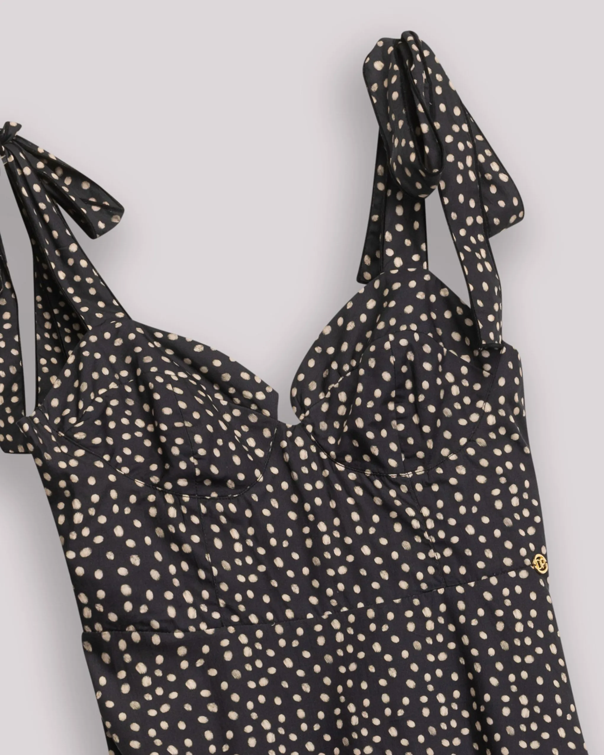 Vestido Midi Lunares Chérie