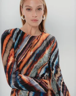 Vestido Midi Madrid Multicolor