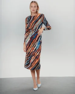 Vestido Midi Madrid Multicolor