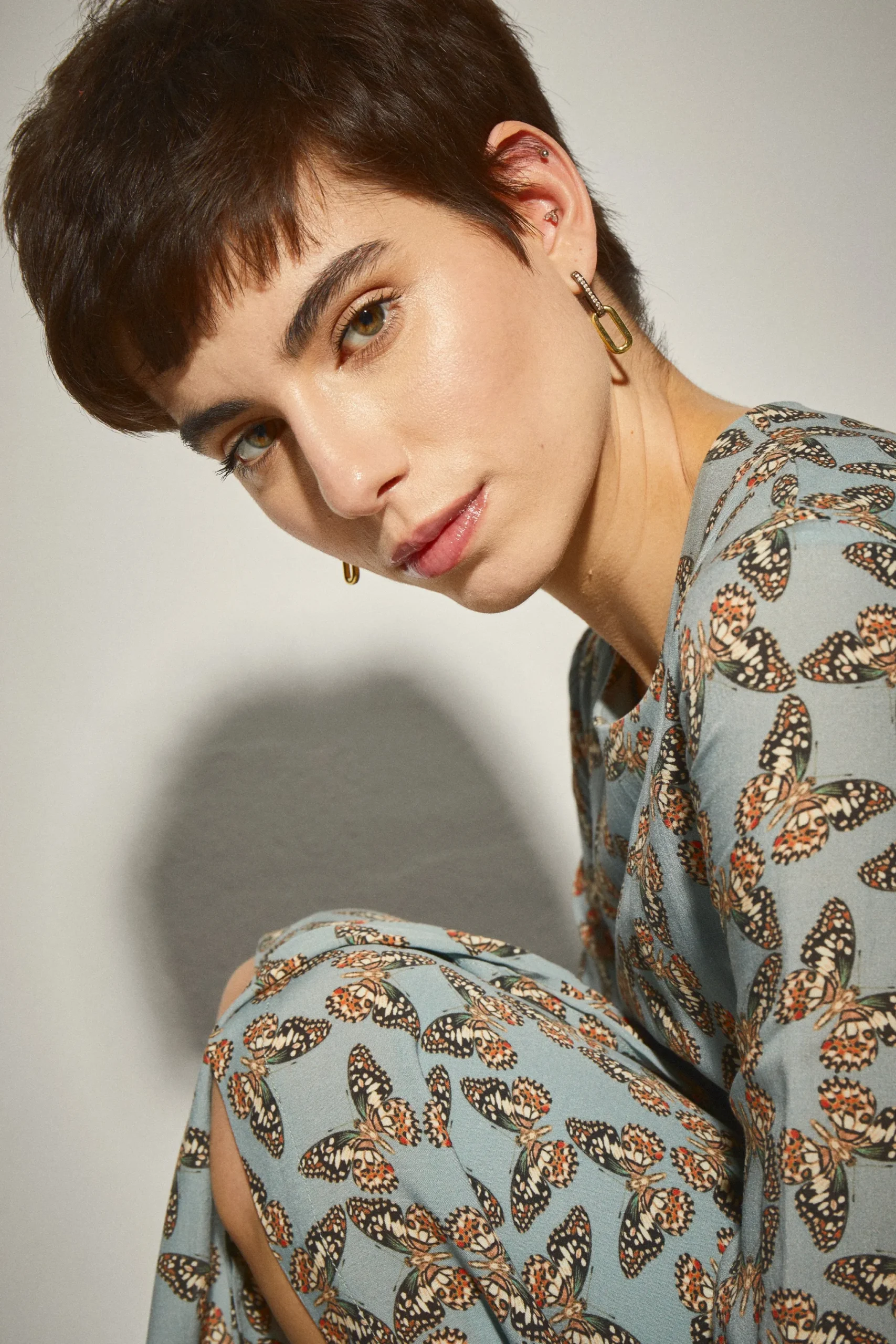 Vestido Midi Mariposas