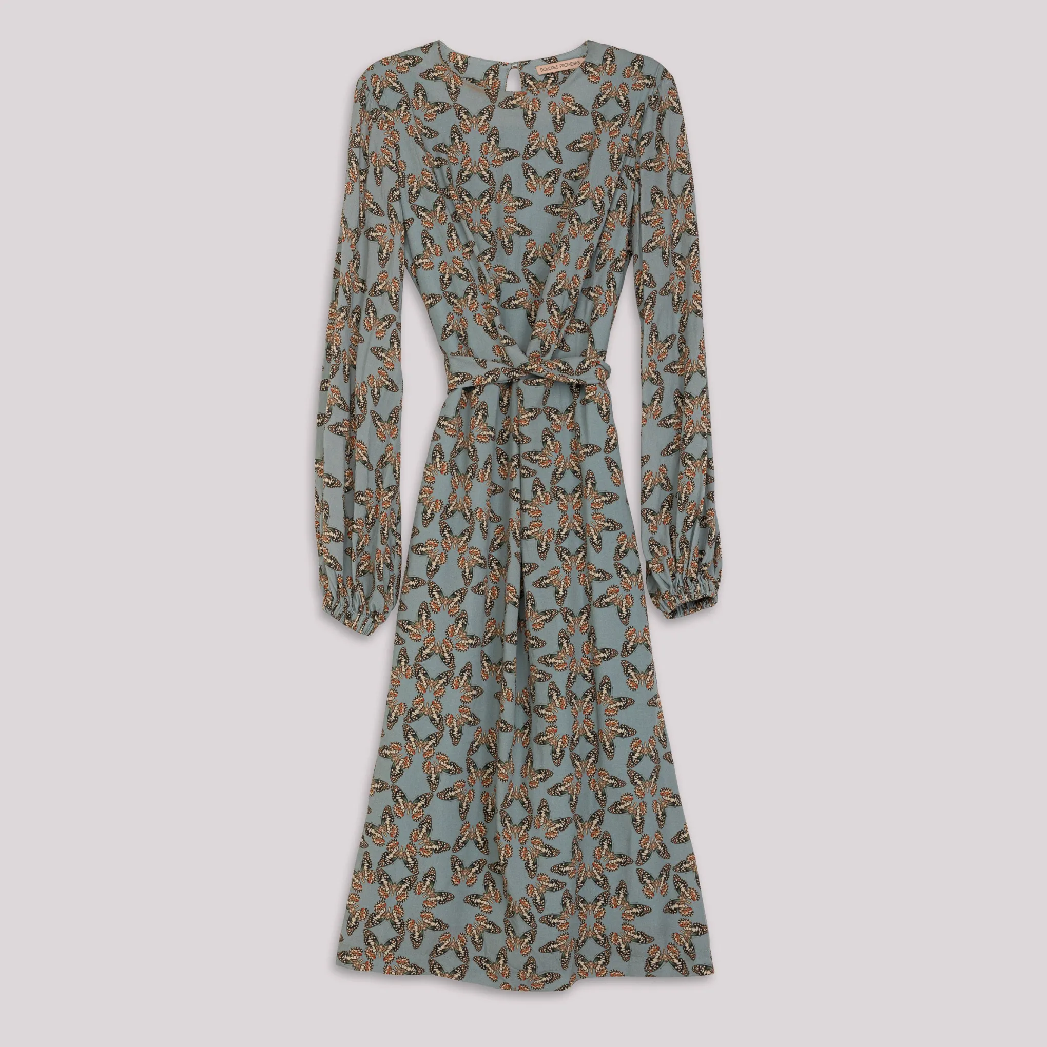 Vestido Midi Mariposas