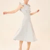Vestido Midi Volantes Lilou