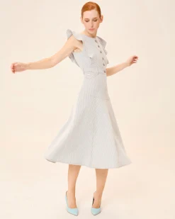 Vestido Midi Volantes Lilou