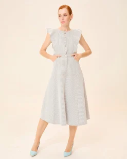 Vestido Midi Volantes Lilou