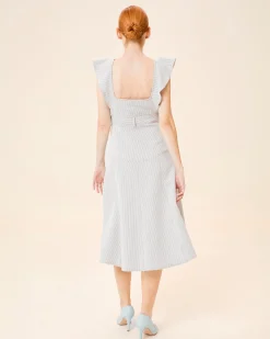 Vestido Midi Volantes Lilou