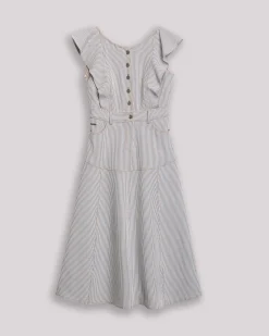 Vestido Midi Volantes Lilou