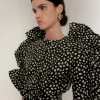 Vestido Negro Lunares Retro Dot