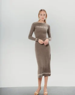 Vestido Punto Midi Promesas Marta