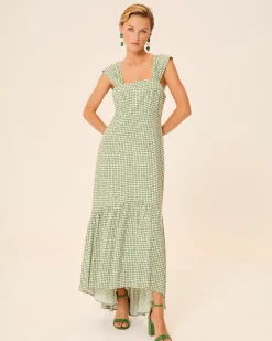 Vestido Verde Largo Avril