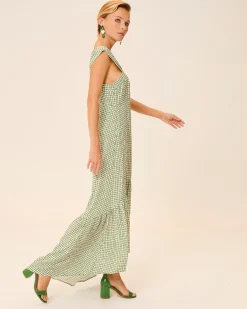 Vestido Verde Largo Avril