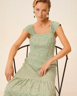 Vestido Verde Largo Avril